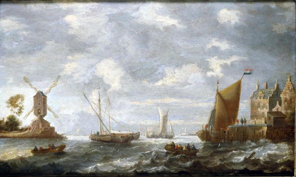 Barca a riva in mare mosso - Národní Galerie (Prague, Czech Republic)